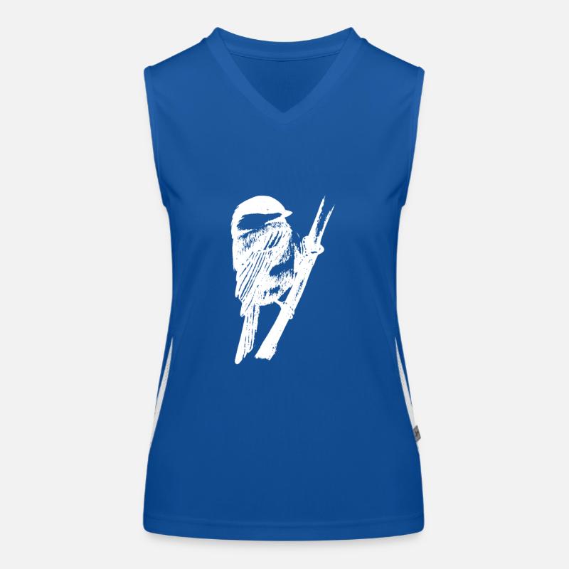 Blue tit Women's Functional Contrast Tank Top