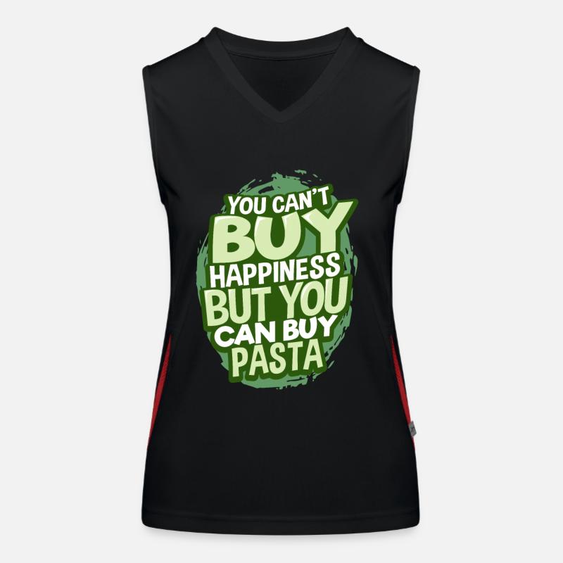 Pasta Top sportivo da donna in contrasto cromatico