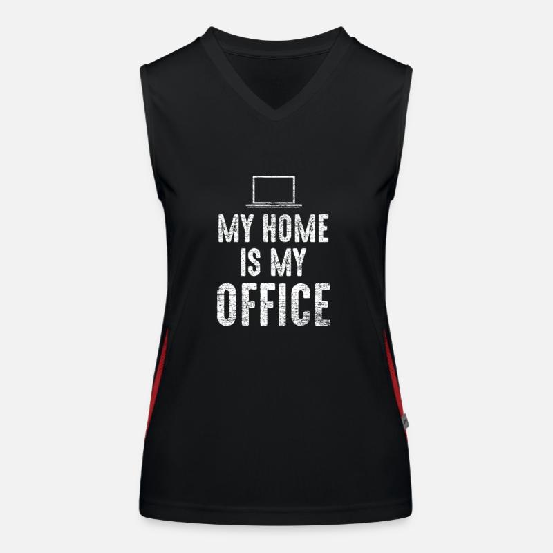 Home Office Funktionelles Kontrast-Tank Top für Frauen