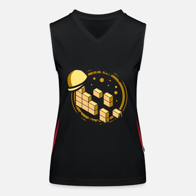 Maçons Débardeur respirant contrasté Femme