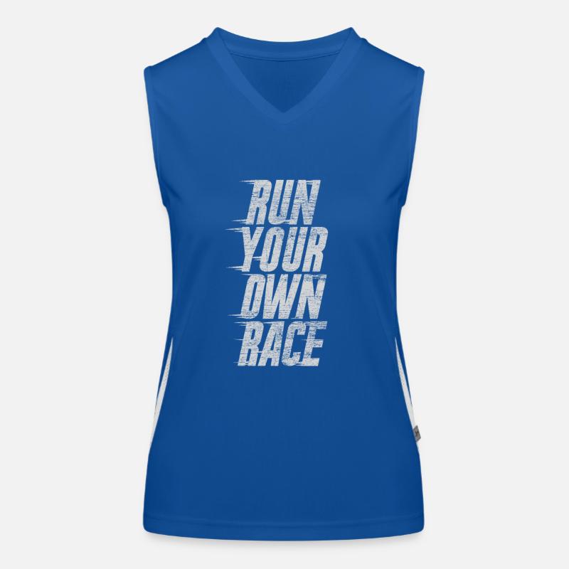 Coureurs de course Débardeur respirant contrasté Femme