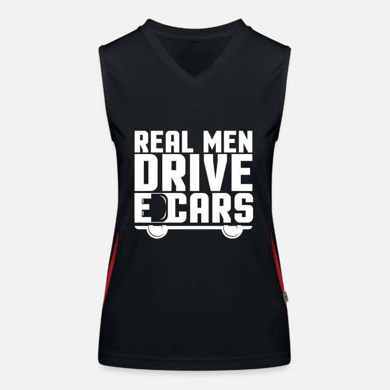 E-Auto Funktionelles Kontrast-Tank Top für Frauen