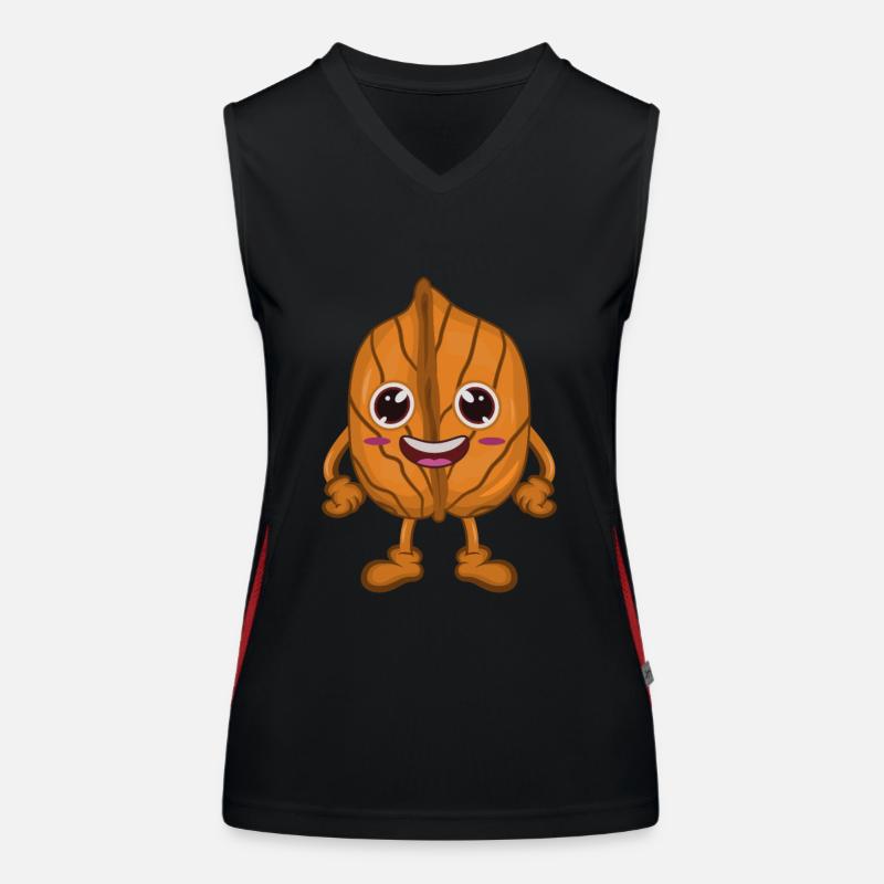 Bande dessinée de noix de coco Débardeur respirant contrasté Femme