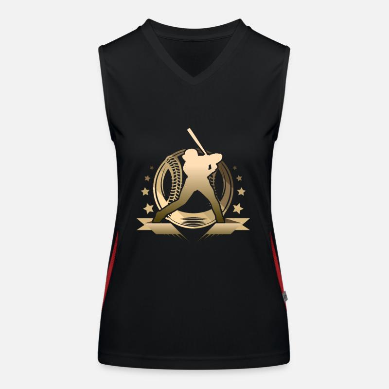 base- Débardeur respirant contrasté Femme