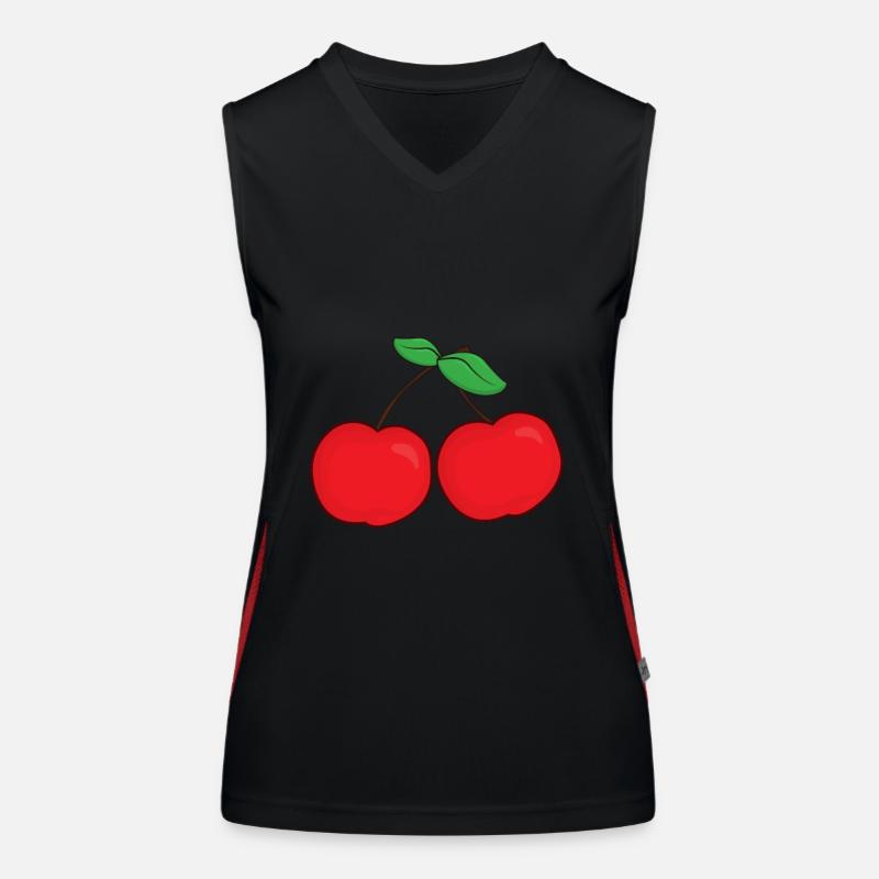 Cherries Women's Functional Contrast Tank Top