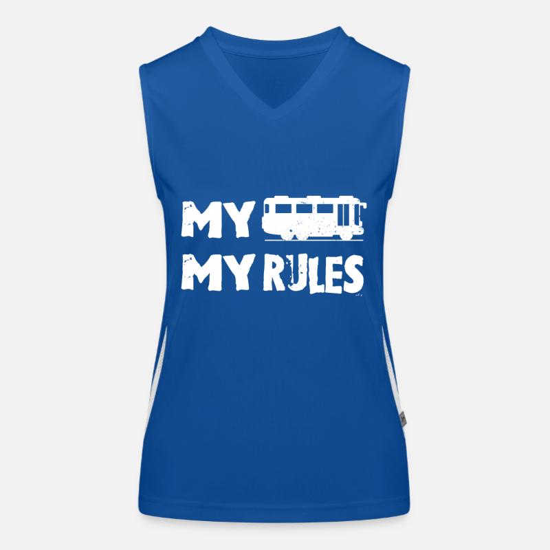 My bus, my rules Women's Functional Contrast Tank Top