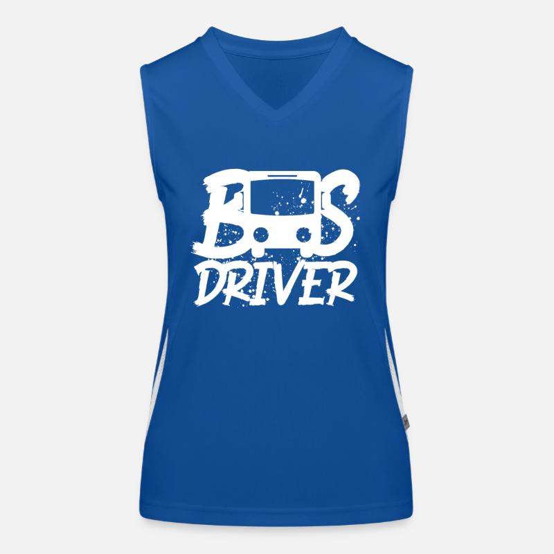 Bus driver bus Women's Functional Contrast Tank Top