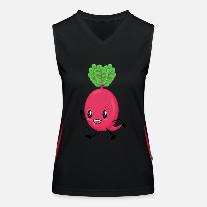 Beetroot Women's Functional Contrast Tank Top