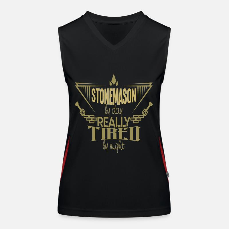 Tailleur de pierre Débardeur respirant contrasté Femme