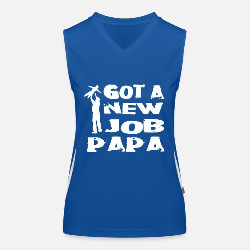 Elternzeit papa Funktionelles Kontrast-Tank Top für Frauen