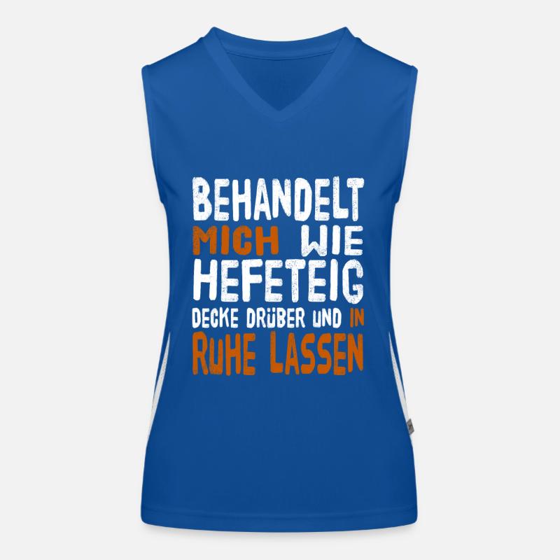 Hefeteig Funktionelles Kontrast-Tank Top für Frauen