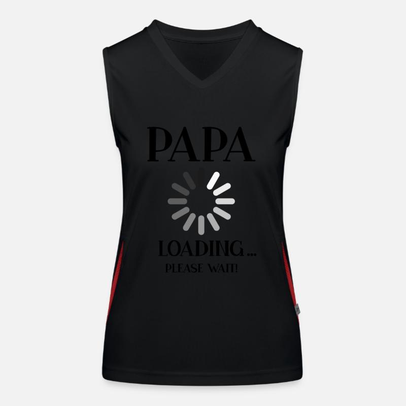Papa Loading... Grossesse Débardeur respirant contrasté Femme
