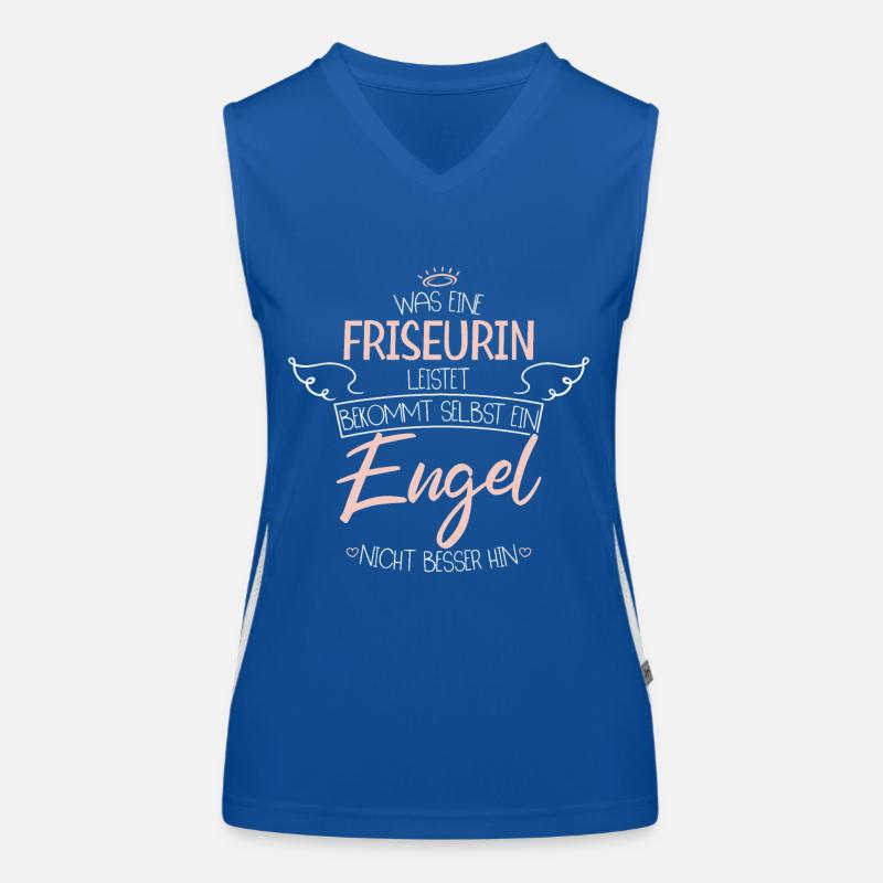 Friseurin Funktionelles Kontrast-Tank Top für Frauen