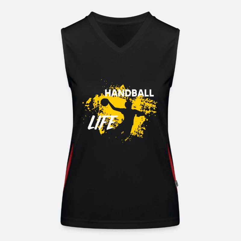Handball de handball Débardeur respirant contrasté Femme