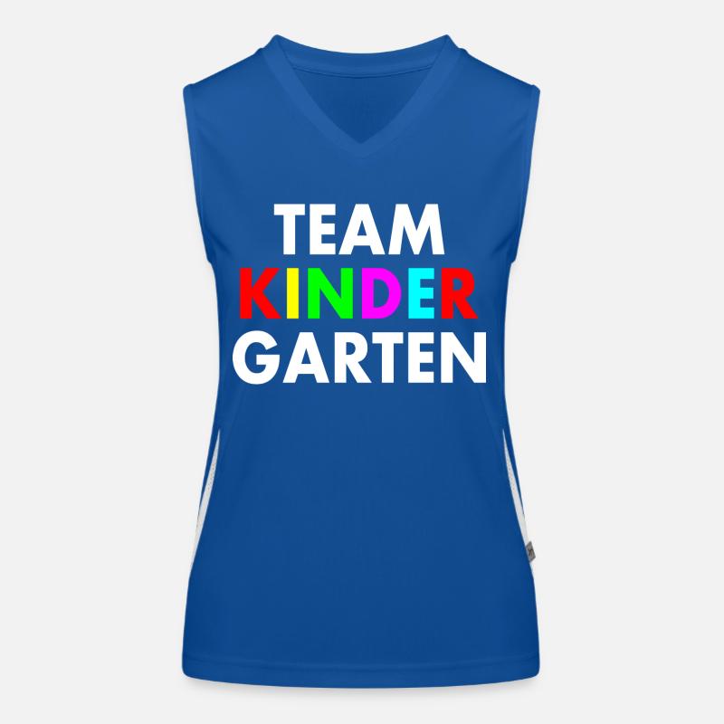 Team kindergarten Women's Functional Contrast Tank Top
