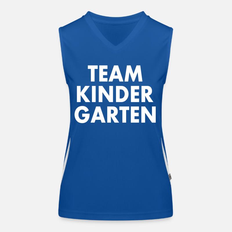 Team kindergarten Débardeur respirant contrasté Femme