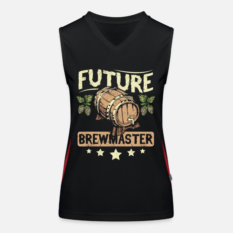 Future Brewmaster Funktionelles Kontrast-Tank Top für Frauen