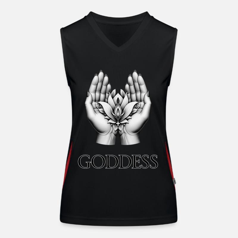 GODDESS (subtitle) #021 Women's Functional Contrast Tank Top