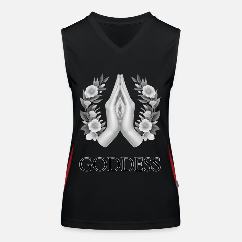GODDESS (subtitle) #064 Women's Functional Contrast Tank Top