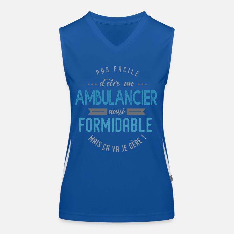 Ambulancier formidable Débardeur respirant contrasté Femme