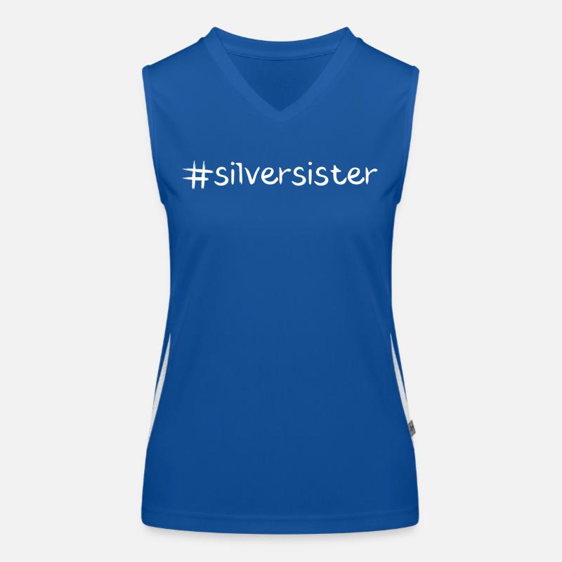SilverSister Funktionelles Kontrast-Tank Top für Frauen