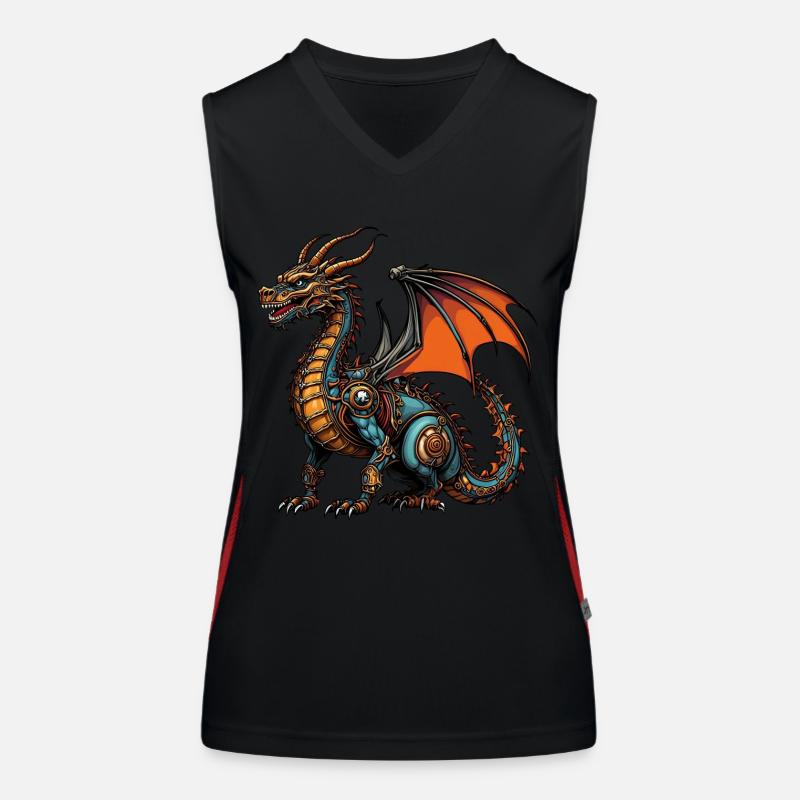 dragon Débardeur respirant contrasté Femme