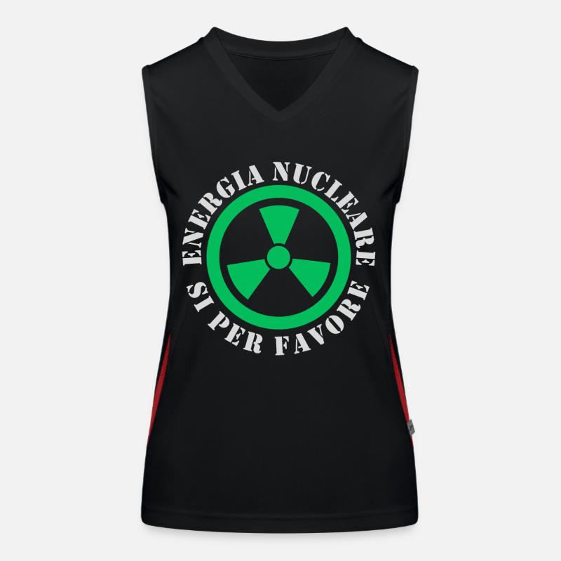 Kernkraft, Ja bitte Funktionelles Kontrast-Tank Top für Frauen