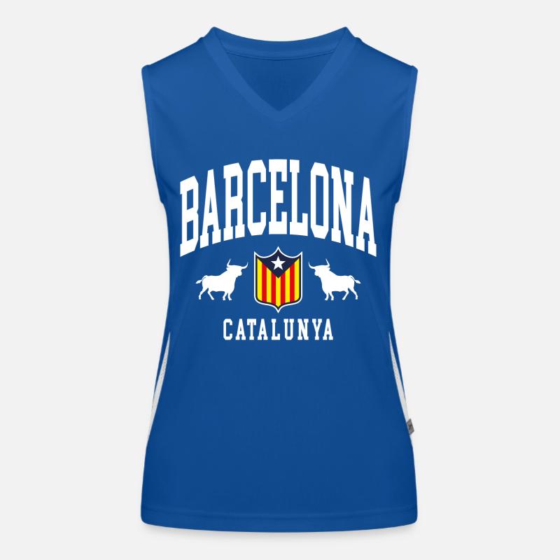 Barcelona Funktionelles Kontrast-Tank Top für Frauen