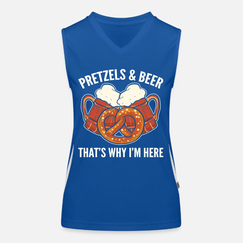 Brezel Funktionelles Kontrast-Tank Top für Frauen