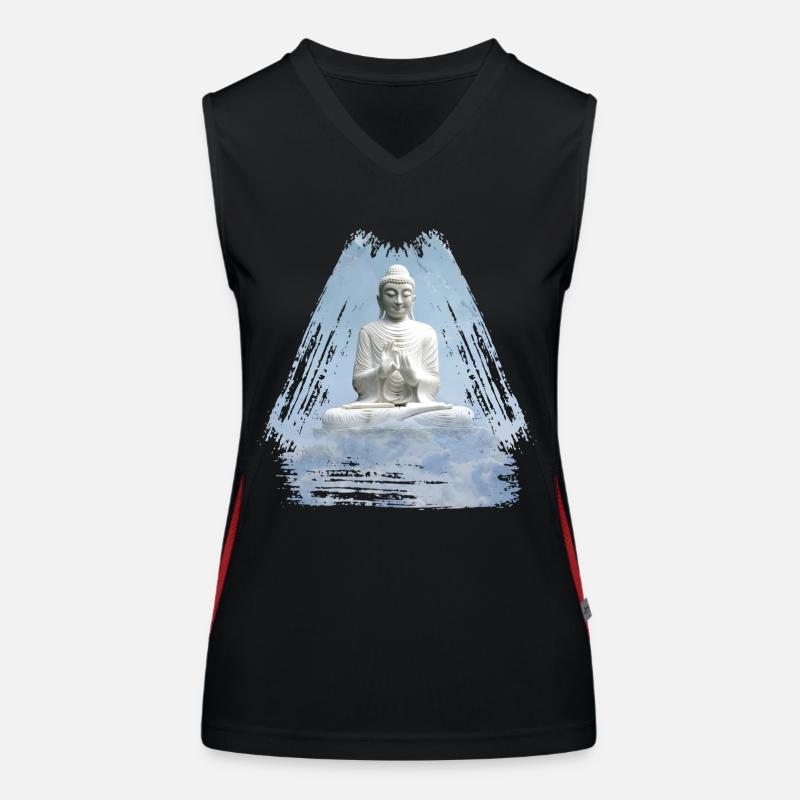 buddha 1 Women's Functional Contrast Tank Top