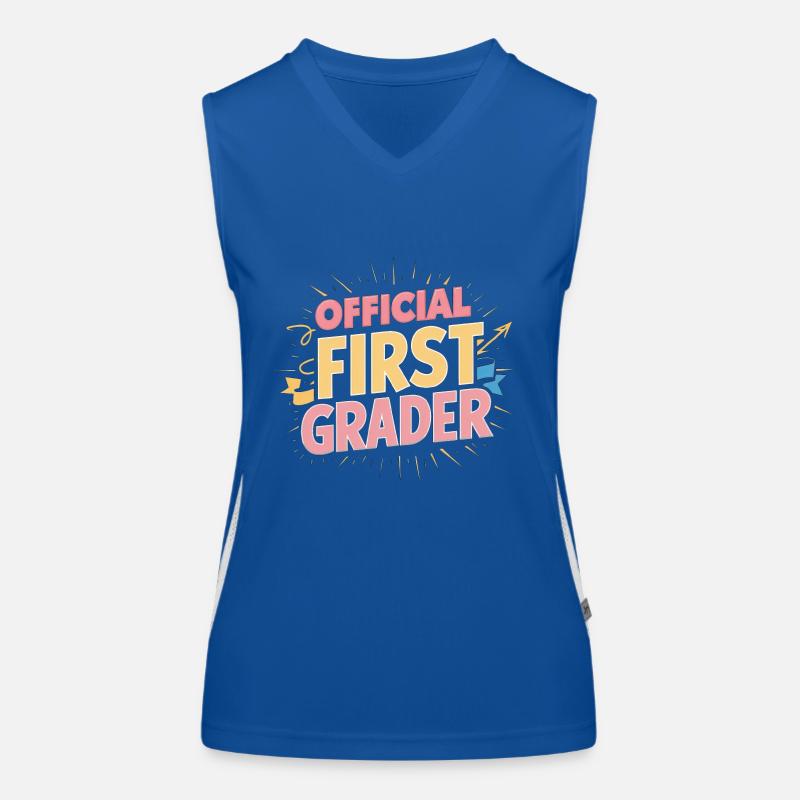Official First Grader Funktionelles Kontrast-Tank Top für Frauen