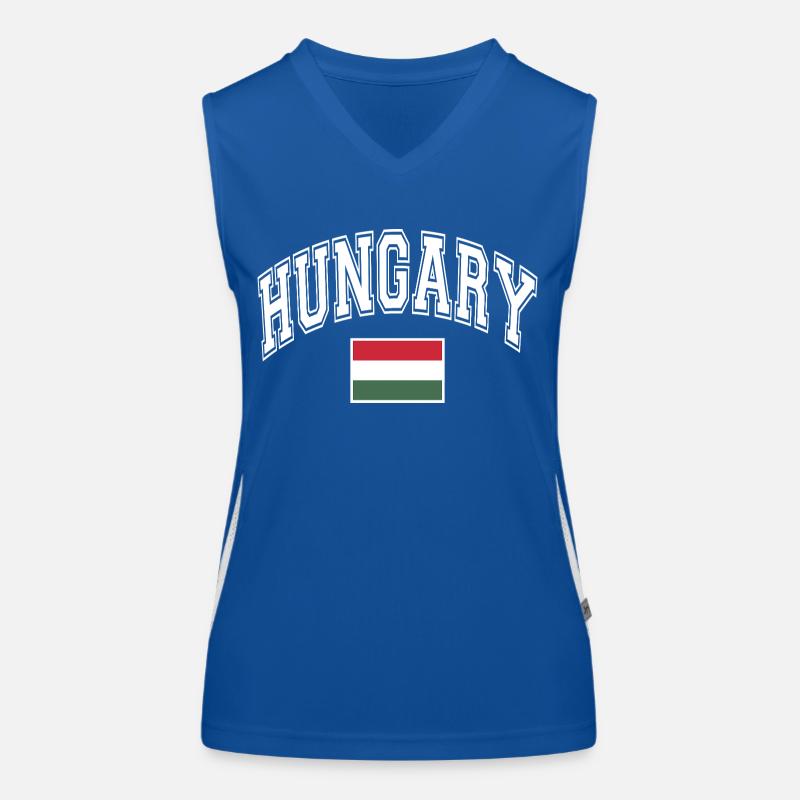 Hungary Hungary Flag Women's Functional Contrast Tank Top