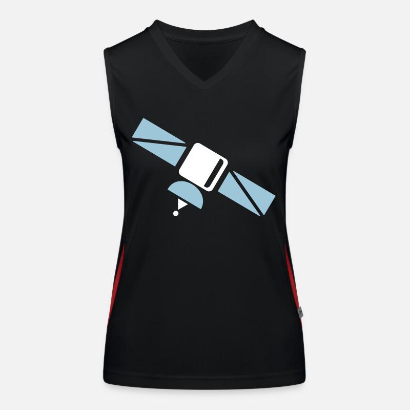 Satellit Funktionelles Kontrast-Tank Top für Frauen