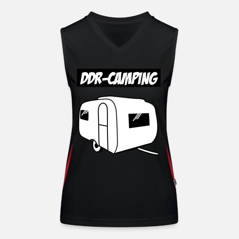 DDR Camping QEK Junior Women's Functional Contrast Tank Top