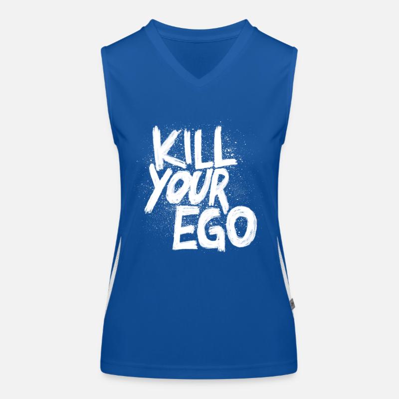 Kill your Ego Funktionelles Kontrast-Tank Top für Frauen