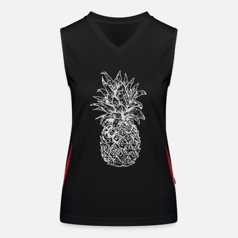 ananas Débardeur respirant contrasté Femme