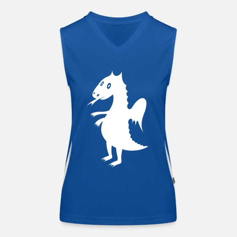 Drache Funktionelles Kontrast-Tank Top für Frauen