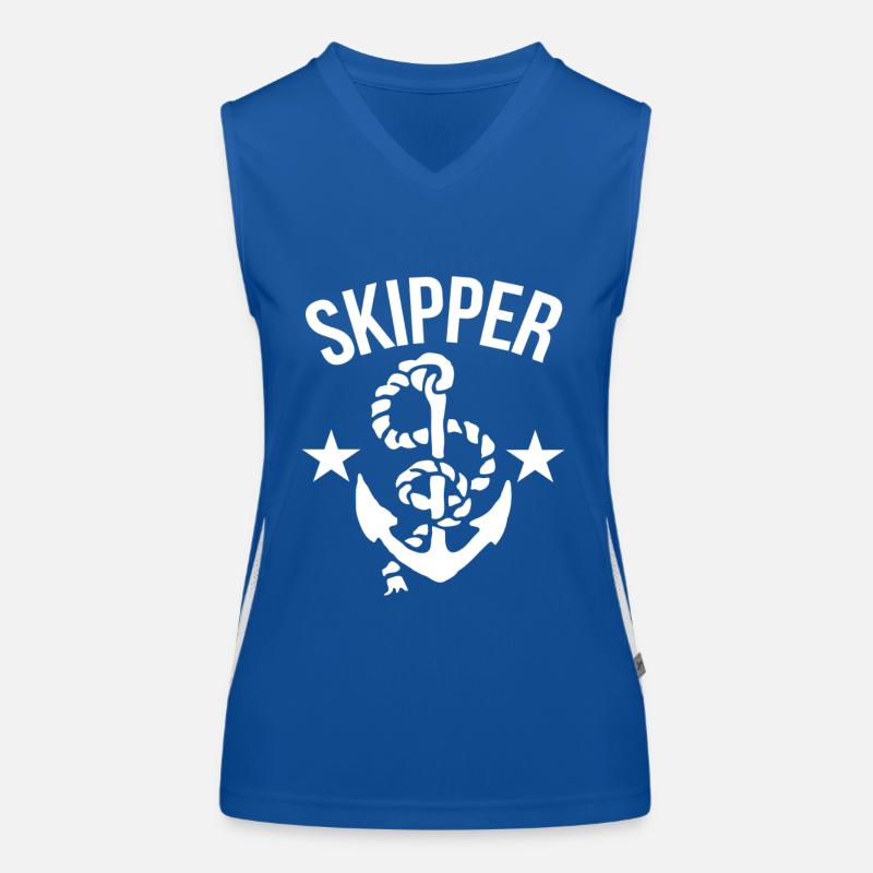 skipper Débardeur respirant contrasté Femme