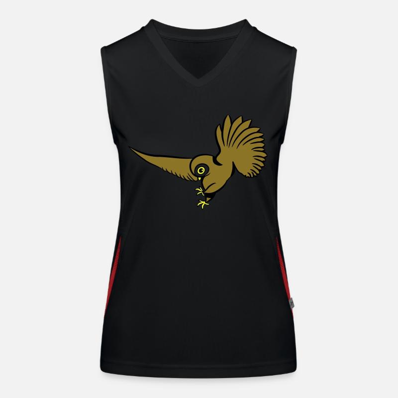 Chasing OWL bird Women's Functional Contrast Tank Top