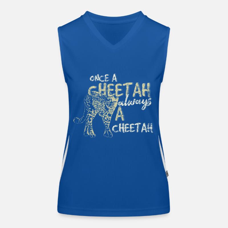 guépard Débardeur respirant contrasté Femme