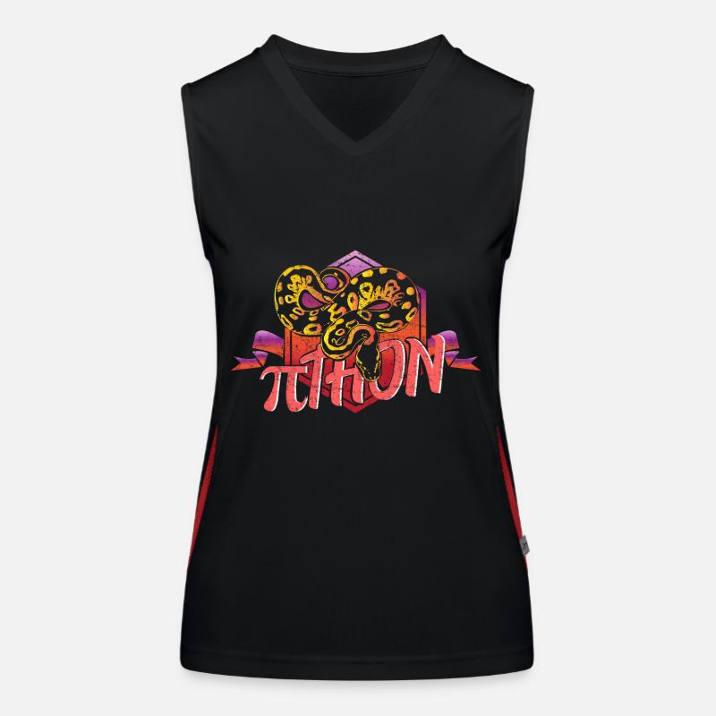 Pi Mathematics Python Women's Functional Contrast Tank Top