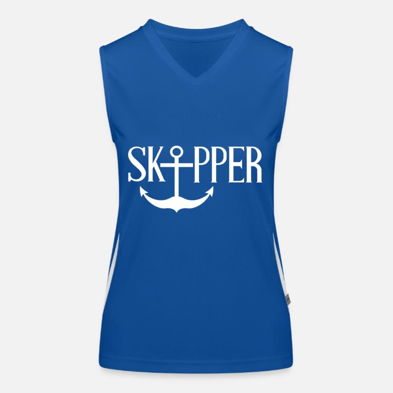 skipper Débardeur respirant contrasté Femme