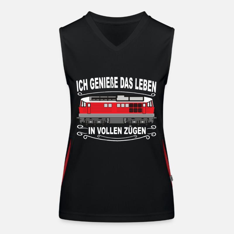 Eisenbahn Eisenbahner Modellbau Modelleisenbahn Funktionelles Kontrast-Tank Top für Frauen