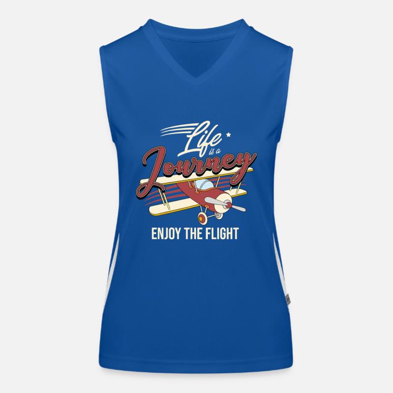 plane Women's Functional Contrast Tank Top