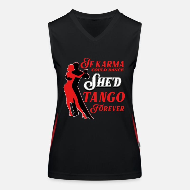 Tango, Tango Tänzer Débardeur respirant contrasté Femme