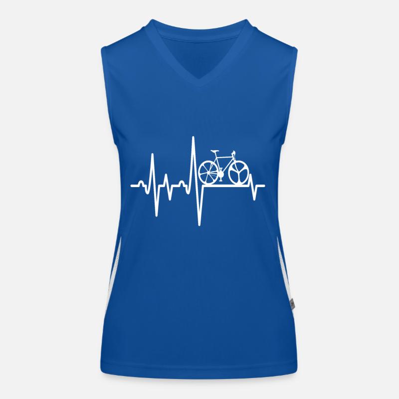 Rennrad Funktionelles Kontrast-Tank Top für Frauen