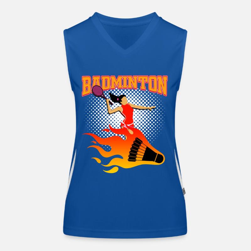 Badminton Funktionelles Kontrast-Tank Top für Frauen