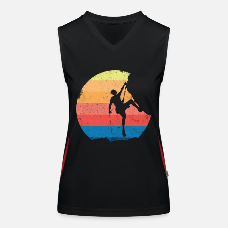 Free climbing Climbing Mountaineering Climbers Women's Functional Contrast Tank Top