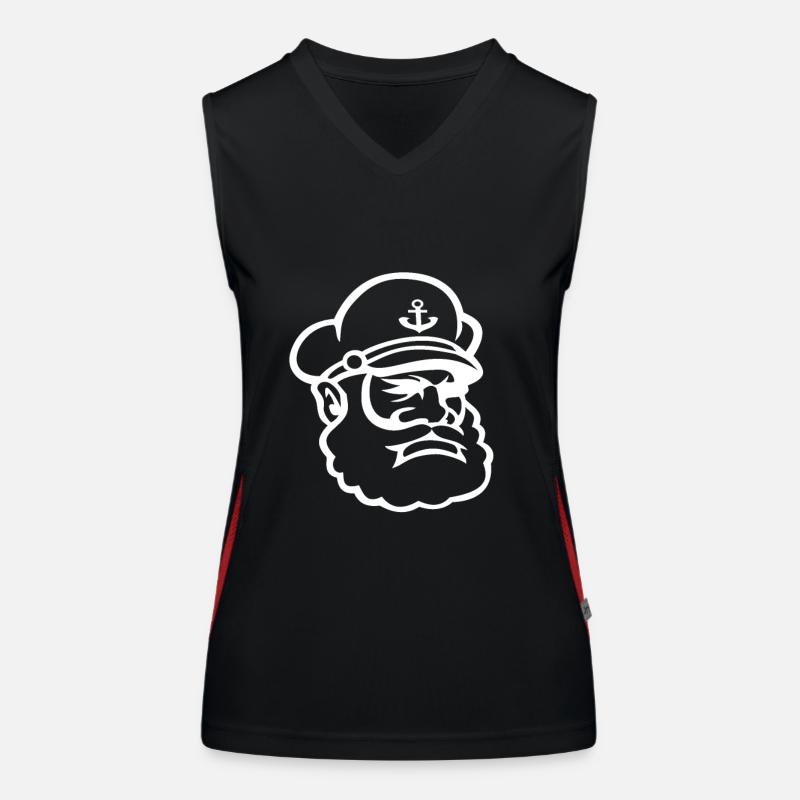 captain Women's Functional Contrast Tank Top
