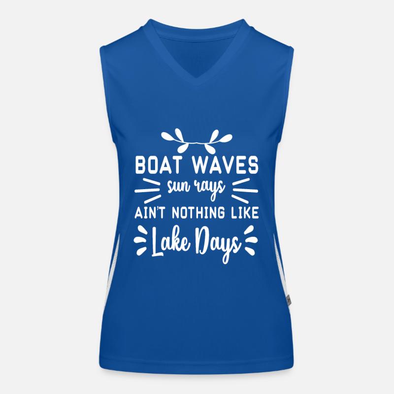 Boot Funktionelles Kontrast-Tank Top für Frauen